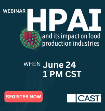 Read CAST Hosts Webinar on HPAI and Its Impact on Food Production Industries